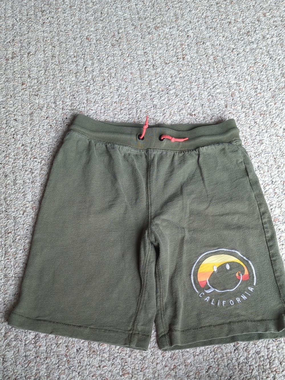 GAP Olive Green Boys Shorts  Drawstring Size Large California